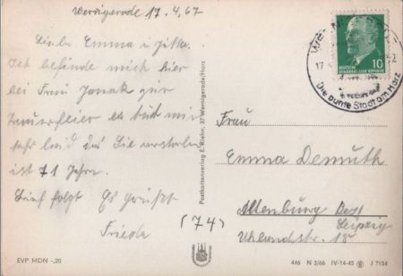 Wernigerode - Blick auf das Waldhofbas Wernigerode - Blick auf das Waldhofbas