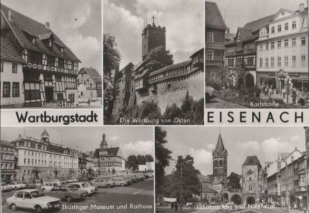 Eisenach - u.a. Thüringer Museum und Rathaus - 1986 Eisenach - u.a. Thüringer Museum und Rathaus - 1986