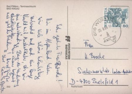 Bad Ragaz - Schweiz - Taminaschlucht