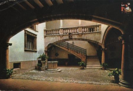 Spanien - Palma de Mallorca - Patio de Casa Oleza - 1968 Spanien - Palma de Mallorca - Patio de Casa Oleza - 1968
