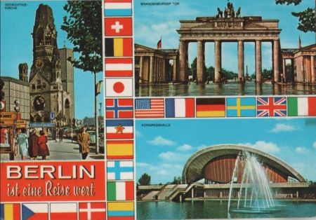 Berlin, Westteil - u.a. Gedächtniskirche - 1978 Berlin, Westteil - u.a. Gedächtniskirche - 1978