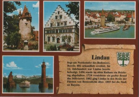 Lindau - u.a. Altes Rathaus - ca. 1980 Lindau - u.a. Altes Rathaus - ca. 1980