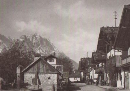Garmisch-Partenkirchen - aus Blodigs Alpenkalender - ca. 1945 Garmisch-Partenkirchen - aus Blodigs Alpenkalender - ca. 1945