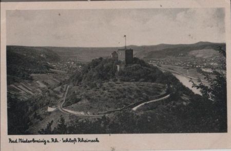 Bad Breisig-Niederbreisig - Schloß Rheineck - ca. 1950 Bad Breisig-Niederbreisig - Schloß Rheineck - ca. 1950