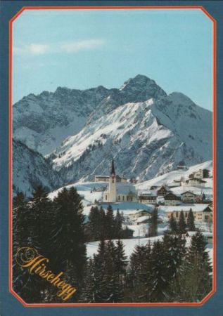 Österreich - Hirschegg - mit Widderstein - 1989 Österreich - Hirschegg - mit Widderstein - 1989