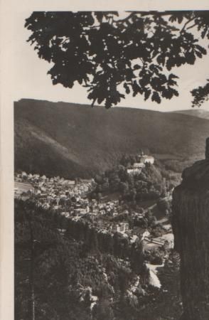 Schwarzburg vom Trippstein - ca. 1955 Schwarzburg vom Trippstein - ca. 1955
