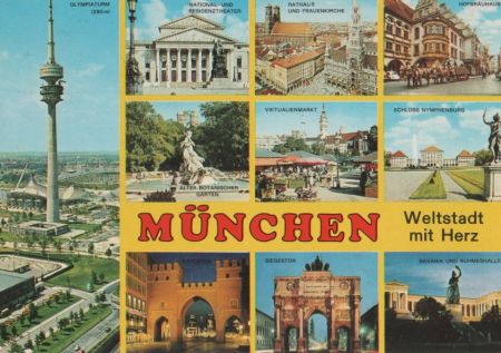 München - u.a. Olympiaturm - ca. 1975 München - u.a. Olympiaturm - ca. 1975