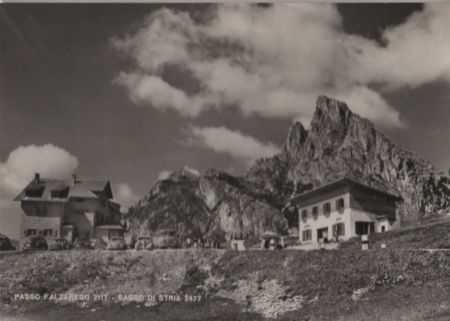 Italien - Passo di Falzarego - Sasso di Stria - 1957 Italien - Passo di Falzarego - Sasso di Stria - 1957