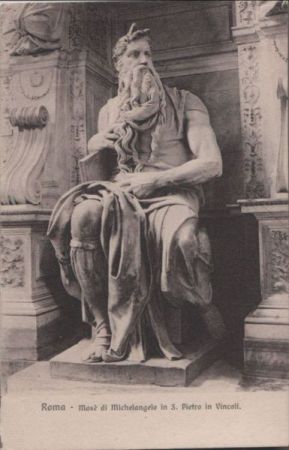 Italien - Rom - Roma - Mose di Michelangelo in S. Pietro in Vincoli - 1925 Italien - Rom - Roma - Mose di Michelangelo in S. Pietro in Vincoli - 1925