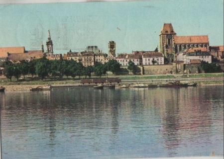 Polen - Torun - Widok od strony Wisly - 1966 Polen - Torun - Widok od strony Wisly - 1966