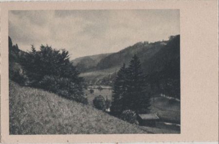 Hütte im Tal - ca. 1955 Hütte im Tal - ca. 1955