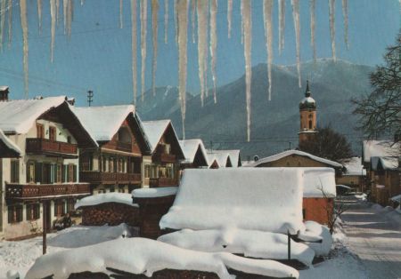 Garmisch-Partenkirchen - Eiszapfen - 1976 Garmisch-Partenkirchen - Eiszapfen - 1976