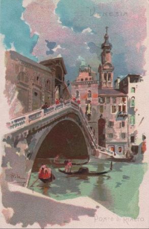 Italien - Venedig - Ponte di Rialto - ca. 1960 Italien - Venedig - Ponte di Rialto - ca. 1960