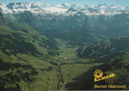 Schweiz - Lenk - Wildsrubel und Walliser Alpen - ca. 1980 Schweiz - Lenk - Wildsrubel und Walliser Alpen - ca. 1980
