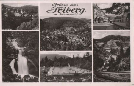 Triberg - u.a. Marktplatz - 1961 Triberg - u.a. Marktplatz - 1961