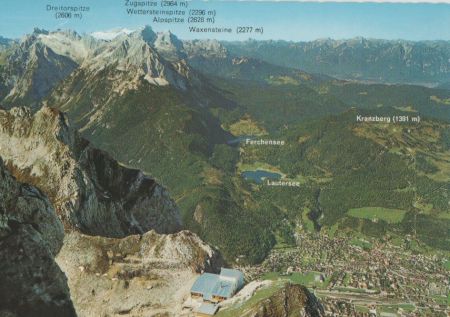 Mittenwald - von Karwendelspitze - ca. 1975 Mittenwald - von Karwendelspitze - ca. 1975