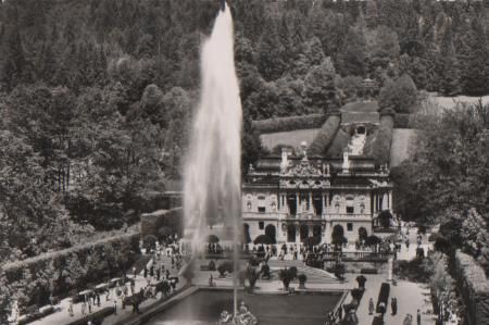 Schloß Linderhof - ca. 1955 Schloß Linderhof - ca. 1955