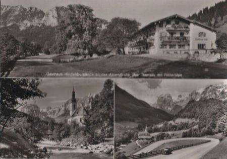 Ramsau - Gasthaus Hindenburglinde - ca. 1960 Ramsau - Gasthaus Hindenburglinde - ca. 1960