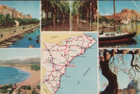Spanien - Alicante - 5 Teilbilder - 1961 Spanien - Alicante - 5 Teilbilder - 1961