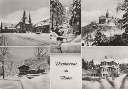 Wernigerode - im Winter - 1984 Wernigerode - im Winter - 1984