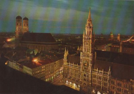 München - Sonnenuntergang - ca. 1975 München - Sonnenuntergang - ca. 1975