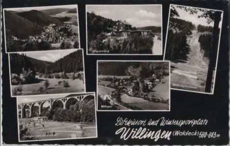 Willingen - u.a. Ortsansicht - 1962 Willingen - u.a. Ortsansicht - 1962
