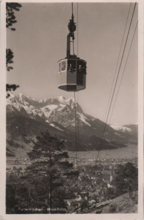 Partenkirchen - Wankbahn - ca. 1950 Partenkirchen - Wankbahn - ca. 1950