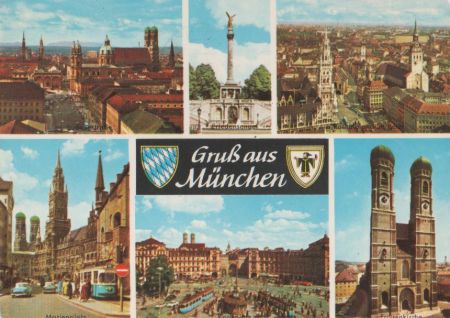 München - 6 Teilbilder - 1973 München - 6 Teilbilder - 1973