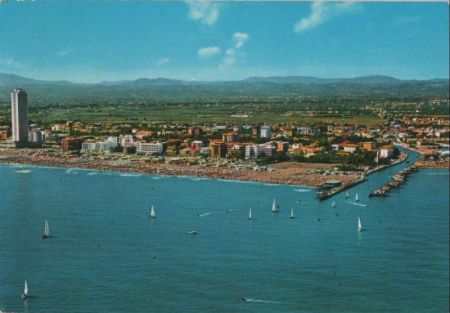 Italien - Cesenatico - Panorama aereo - ca. 1980 Italien - Cesenatico - Panorama aereo - ca. 1980