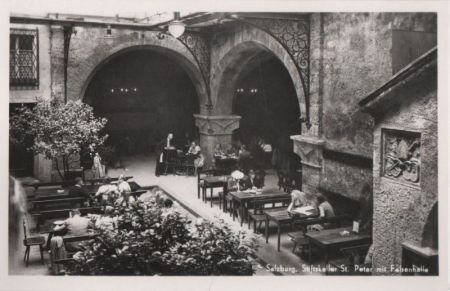 Österreich - Salzburg - Stiftskeller St. Peter - ca. 1955 Österreich - Salzburg - Stiftskeller St. Peter - ca. 1955