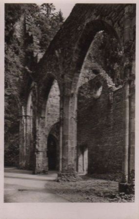 Oppenau-Allerheiligen - Klosterruine - ca. 1950 Oppenau-Allerheiligen - Klosterruine - ca. 1950