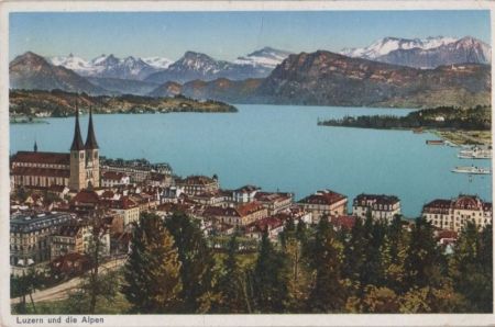 Luzern - Schweiz - und die Alpen Luzern - Schweiz - und die Alpen