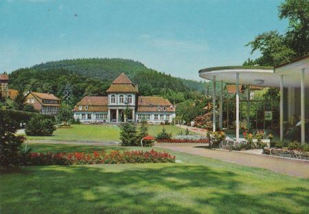 Bad Grund (Harz) - Moorbad mit Musik-Pavillon - ca. 1970 Bad Grund (Harz) - Moorbad mit Musik-Pavillon - ca. 1970