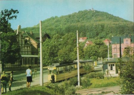 Görlitz - Landeskrone mit HOG Burghof - 1972 Görlitz - Landeskrone mit HOG Burghof - 1972