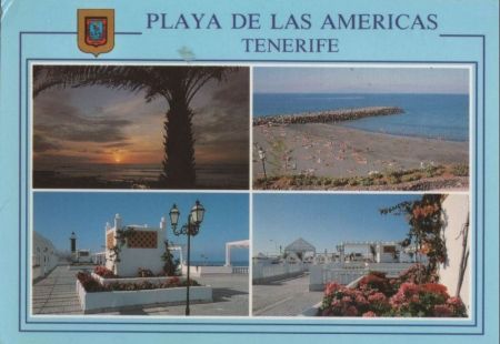 Spanien - Arona, Play de Las Americas - mit 4 Bildern - 1994 Spanien - Arona, Play de Las Americas - mit 4 Bildern - 1994