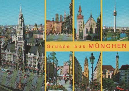 München - mit 7 Bildern - ca. 1980 München - mit 7 Bildern - ca. 1980
