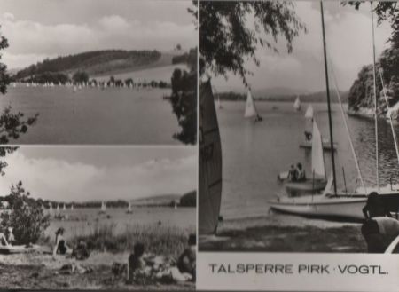 Talsperre Pirk - 3 Teilbilder - 1979 Talsperre Pirk - 3 Teilbilder - 1979
