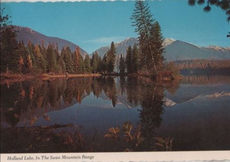 USA - Holland Lake - In the Swan Mountain Range - ca. 1975 USA - Holland Lake - In the Swan Mountain Range - ca. 1975