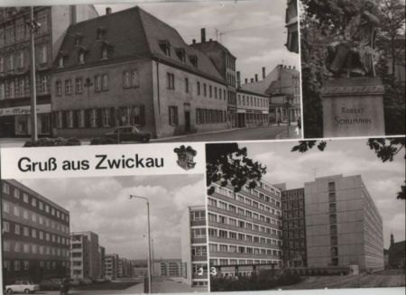 Zwickau - u.a. Studenten-Internat - 1983 Zwickau - u.a. Studenten-Internat - 1983