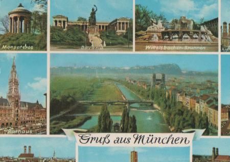 München u.a. Wittelsbacher Brunnen - 1970 München u.a. Wittelsbacher Brunnen - 1970