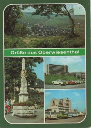 Oberwiesenthal - u.a. Teilansicht - ca. 1985 Oberwiesenthal - u.a. Teilansicht - ca. 1985