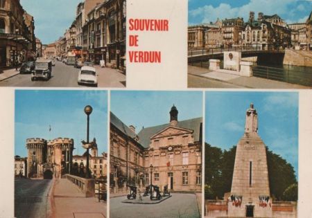 Frankreich - Verdun - mit 5 Bildern - 1974 Frankreich - Verdun - mit 5 Bildern - 1974