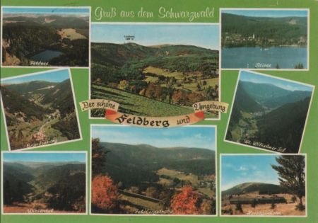 Feldberg / Schwarzwald - mit Umgebung - 1981 Feldberg / Schwarzwald - mit Umgebung - 1981