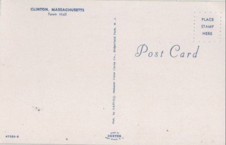 Clinton (Massachusetts) - USA - Town Hall Clinton (Massachusetts) - USA - Town Hall