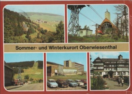 Oberwiesenthal - u.a. Blick zum Fichtelberg - ca. 1985 Oberwiesenthal - u.a. Blick zum Fichtelberg - ca. 1985