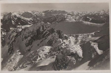 Rotwand - Blick auf Ruchenköpfe - ca. 1950 Rotwand - Blick auf Ruchenköpfe - ca. 1950