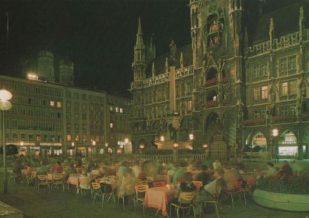 München - Marienplatz mit Mariensäule - 1986 München - Marienplatz mit Mariensäule - 1986