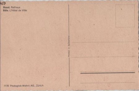 Basel - Schweiz - Rathaus