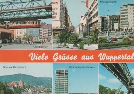 Viele Grüße aus Wuppertal - ca. 1975 Viele Grüße aus Wuppertal - ca. 1975
