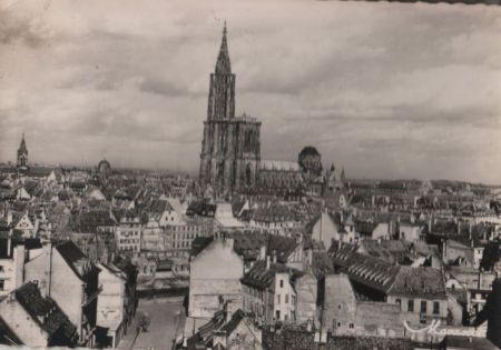 Frankreich - Strasbourg - Vue generale - ca. 1955 Frankreich - Strasbourg - Vue generale - ca. 1955